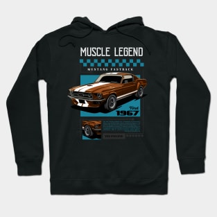 1967 Mustang Muscle Legend Hoodie